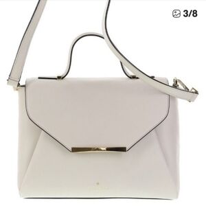 Kate Spade Camden Way Palermo Cream Leather Handbag